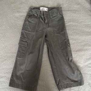 Kids Abercrombie Cargo Pants Olive Green Size 5/6 Short